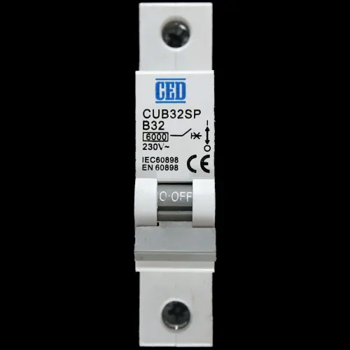 CED 32 AMP CURVE B 6kA MCB CIRCUIT BREAKER CUB32SP
