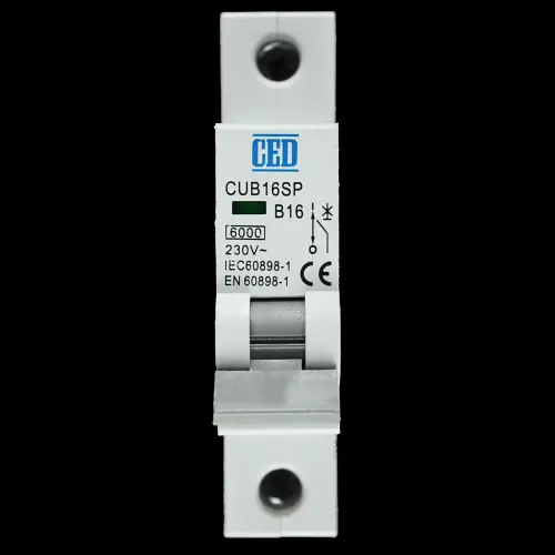 CED 16 AMP CURVE B 6kA MCB CIRCUIT BREAKER CUB16SP WL