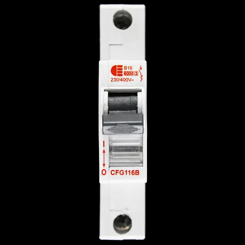 CEE 16 AMP CURVE B 6kA MCB CIRCUIT BREAKER CFG116B