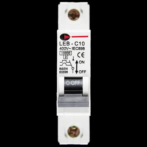 CGD 10 AMP CURVE C 10kA MCB CIRCUIT BREAKER 400V LEB-C10