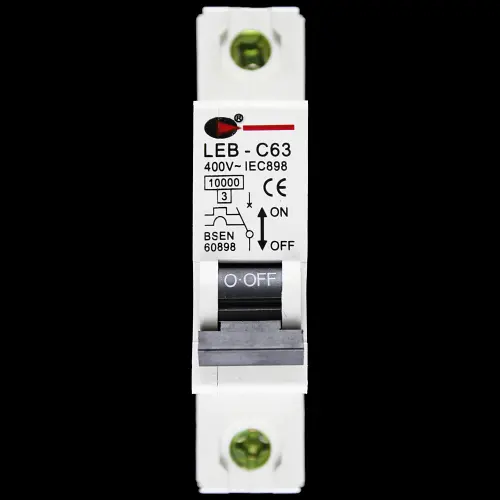 CGD 63 AMP CURVE C 10kA MCB CIRCUIT BREAKER 400V LEB-C63