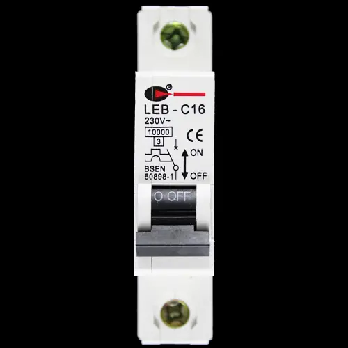 CGD 16 AMP CURVE C 10kA MCB CIRCUIT BREAKER 230V LEB-C16
