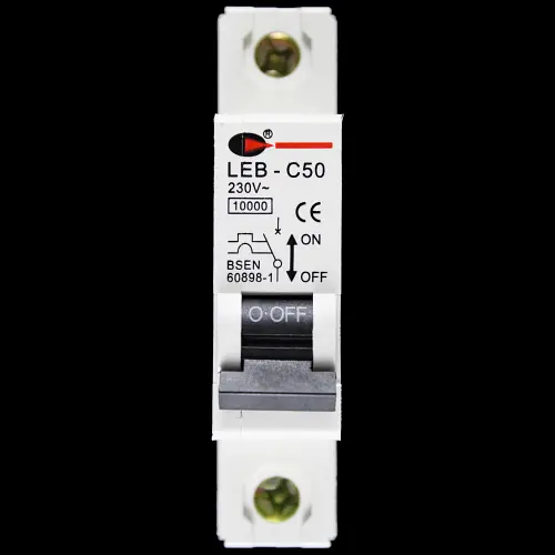CGD 50 AMP CURVE C 10kA MCB CIRCUIT BREAKER 230V LEB-C50