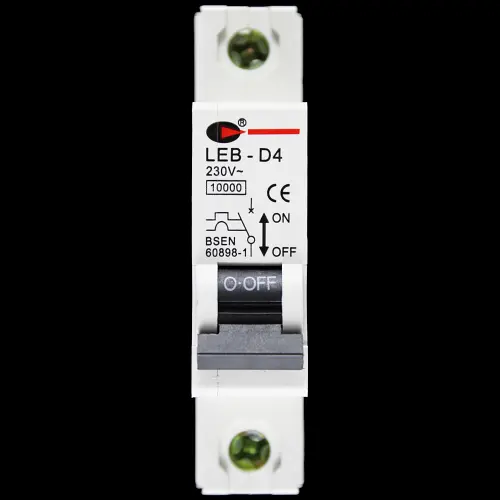 CGD 4 AMP CURVE D 10kA MCB CIRCUIT BREAKER 230V LEB-D4