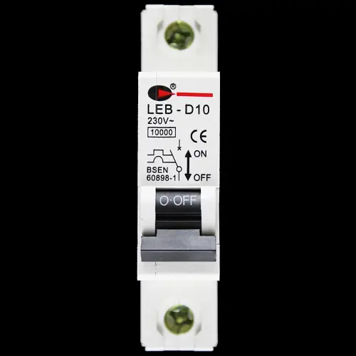 CGD 10 AMP CURVE D 10kA MCB CIRCUIT BREAKER 230V LEB-D10