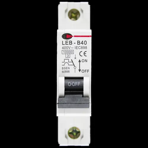 CGD 40 AMP CURVE B 10kA MCB CIRCUIT BREAKER 400V LEB-B40