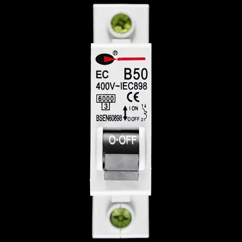 CGD 50 AMP CURVE B 6kA MCB CIRCUIT BREAKER 400V EC