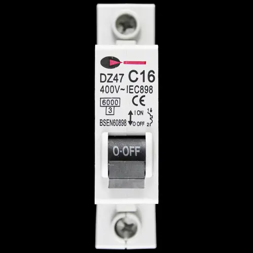 CGD 16 AMP CURVE C 6kA MCB CIRCUIT BREAKER DZ47