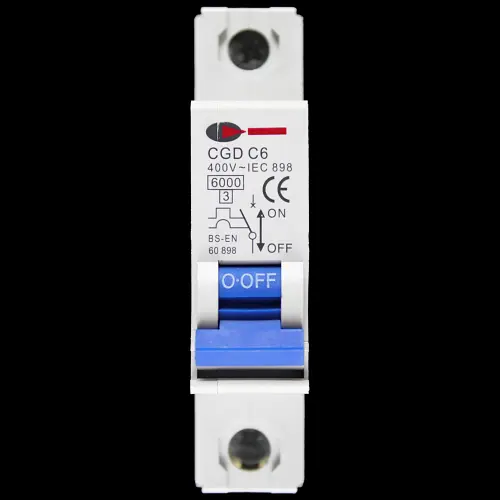 CGD 6 AMP CURVE C 6kA MCB CIRCUIT BREAKER CGDC6