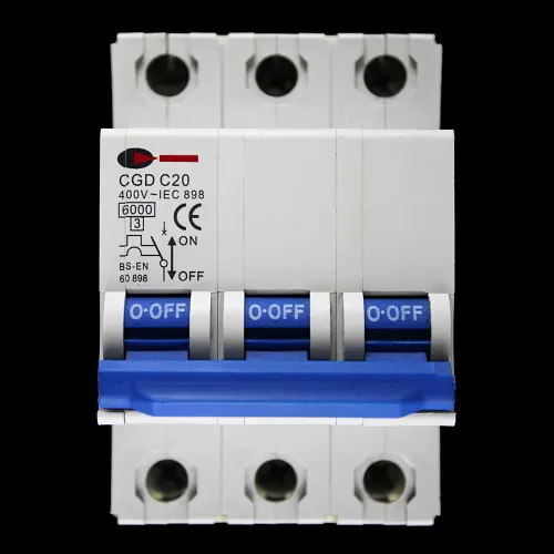 CGD 20 AMP CURVE C 6kA TRIPLE POLE MCB CIRCUIT BREAKER CGDC20