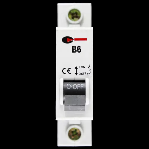 CGD 6 AMP CURVE B 6kA MCB CIRCUIT BREAKER EC-1B6 DZ47