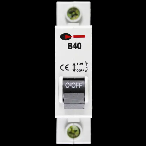 CGD 40 AMP CURVE B 6kA MCB CIRCUIT BREAKER EC-1B40 DZ47