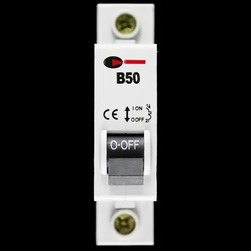 CGD 50 AMP CURVE B 6kA MCB CIRCUIT BREAKER EC-1B50 DZ47