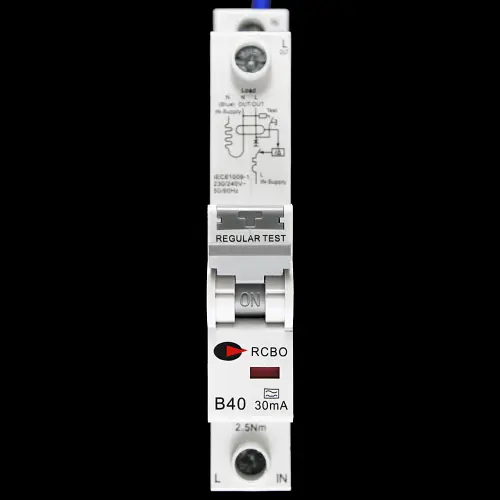 CGD 40 AMP CURVE B 6kA 30mA RCBO TYPE A RCBO-40/30/SPA