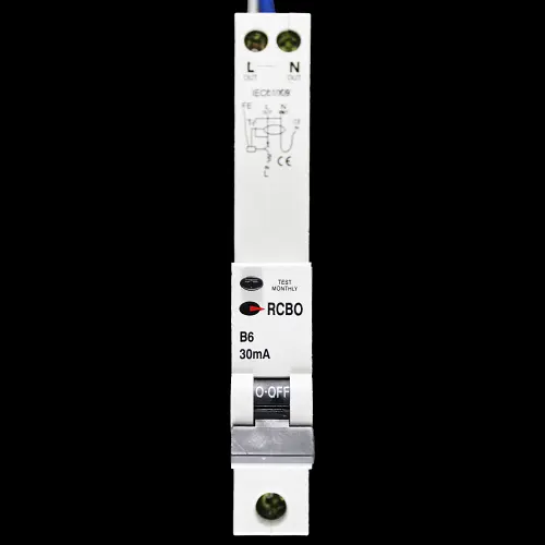 CGD 6 AMP CURVE B 6kA 30mA RCBO TYPE AC RCBO6/30