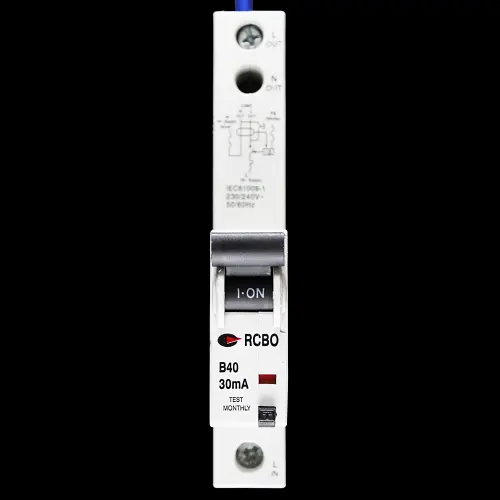 CGD 40 AMP CURVE B 6kA 30mA RCBO TYPE AC 40/30/SP