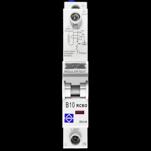 LEWDEN B 10 RCBO 6kA 30mA TYPE AC 10/30/SP