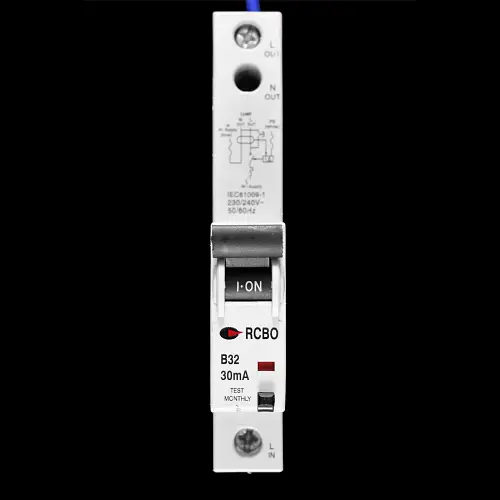 CGD 32 AMP CURVE B 6kA 30mA RCBO TYPE AC 32/30/SP