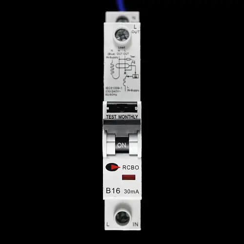 CGD 16 AMP CURVE B 6kA 30mA RCBO TYPE AC RCBO-16/30/SP