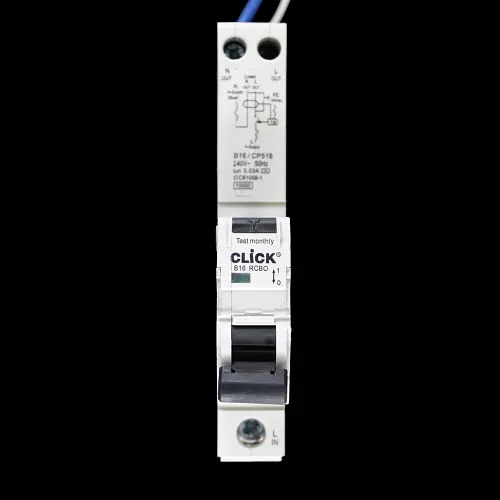 CLICK 16 AMP CURVE B 10kA 30mA RCBO TYPE AC B16/CP516