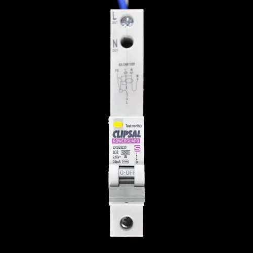 CLIPSAL 32 AMP CURVE B 6kA 30mA RCBO TYPE AC POWERGUARD CRSB3230
