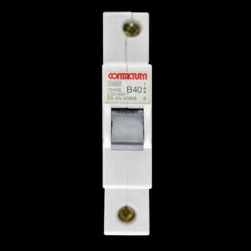 CONTACTUM 40 AMP CURVE B 10kA MCB CIRCUIT BREAKER 7040B