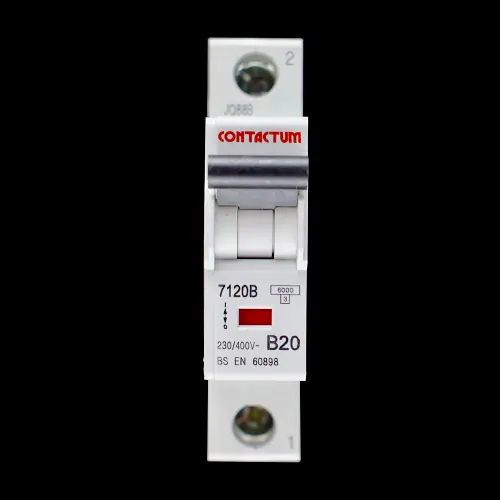 CONTACTUM 20 AMP CURVE B 6kA MCB CIRCUIT BREAKER 7120B
