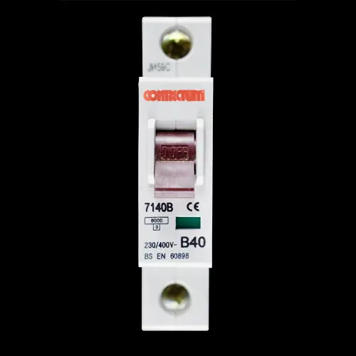 CONTACTUM 40 AMP CURVE B 6kA MCB CIRCUIT BREAKER 7140B RED