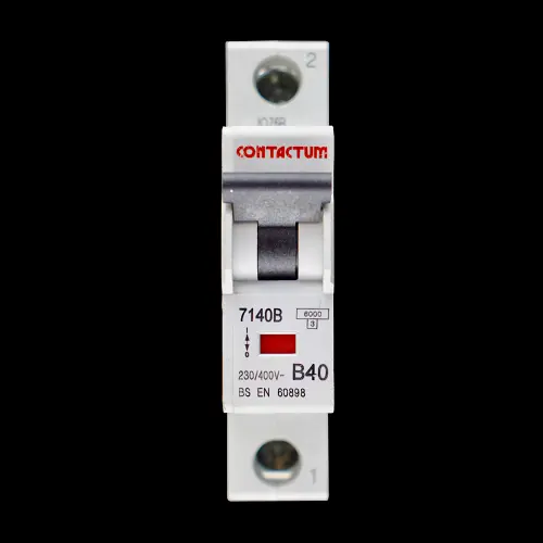 CONTACTUM 40 AMP CURVE B 6kA MCB CIRCUIT BREAKER 7140B