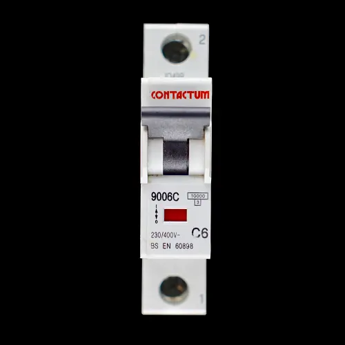 CONTACTUM 6 AMP CURVE C 10kA MCB CIRCUIT BREAKER 9006C
