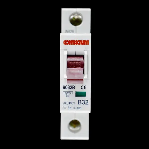 CONTACTUM 32 AMP CURVE B 10kA MCB CIRCUIT BREAKER 9032B RED