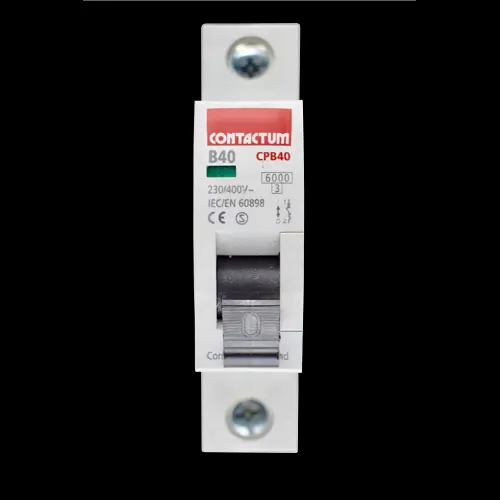 CONTACTUM 40 AMP CURVE B 6kA MCB CIRCUIT BREAKER CPB40