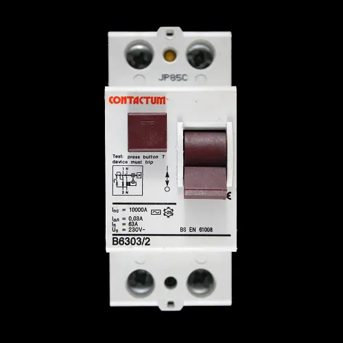 CONTACTUM 63 AMP 30mA DOUBLE POLE RCD TYPE AC B6303/2