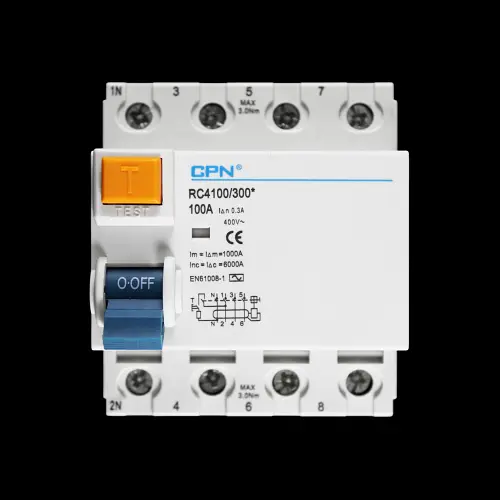 CPN 100 AMP 300mA FOUR POLE RCD TYPE AC RC4100/300