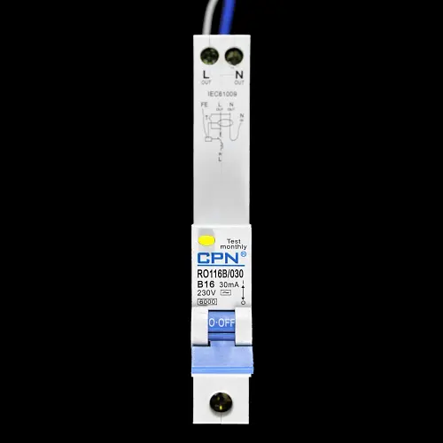 CPN 16 AMP CURVE B 6kA 30mA RCBO TYPE AC RO116B/030