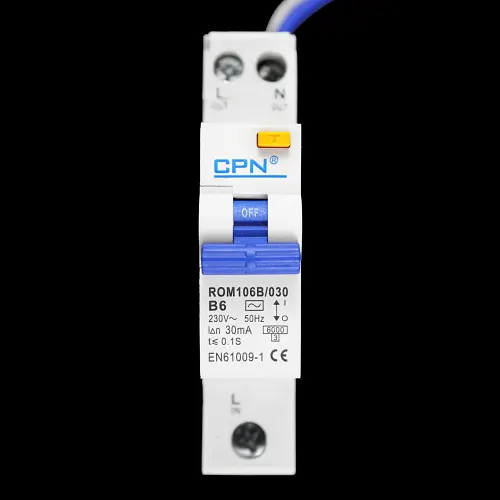CPN 6 AMP CURVE B 6kA 30mA RCBO TYPE AC ROM106B/030