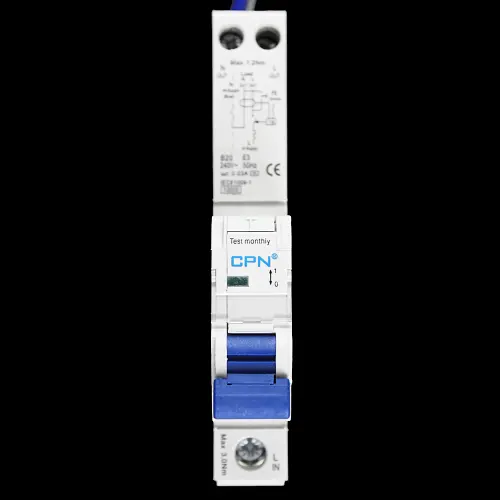 CPN 20 AMP CURVE B 10kA 30mA RCBO TYPE AC ROH120B-030 ROH120B/030