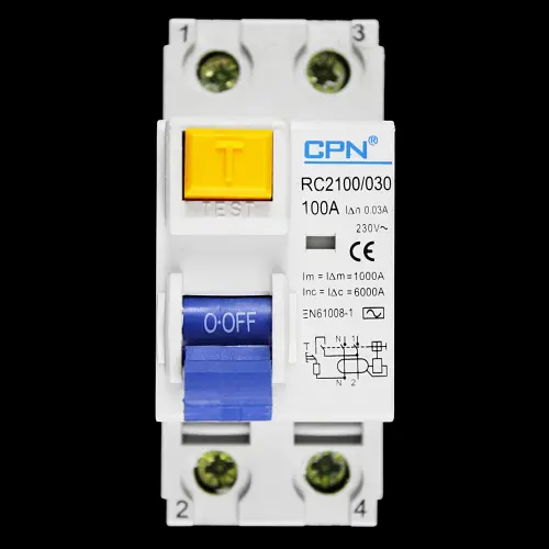 CPN 100 AMP 30mA DOUBLE POLE RCD TYPE AC RC2100/030