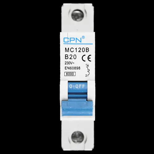 CPN 20 AMP CURVE B 6kA MCB CIRCUIT BREAKER MC120B