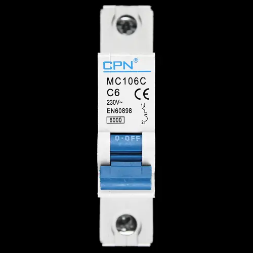 CPN 6 AMP CURVE C 6kA MCB CIRCUIT BREAKER MC106C