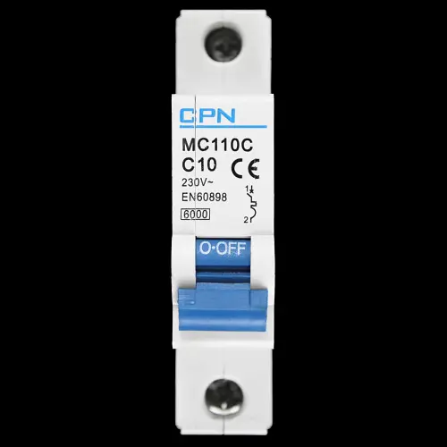 CPN 10 AMP CURVE C 6kA MCB CIRCUIT BREAKER MC110C