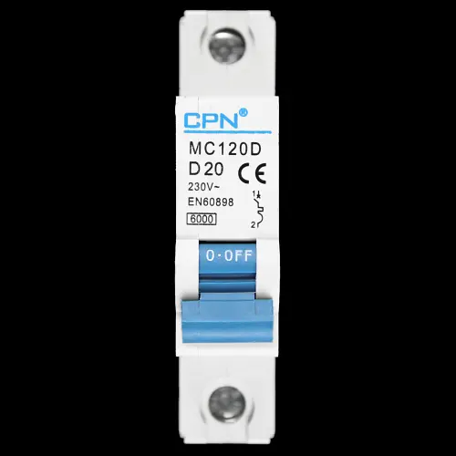 CPN 20 AMP CURVE D 6kA MCB CIRCUIT BREAKER MC120D