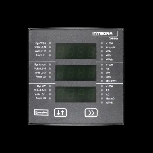 CROMPTON INTEGRA 1630 LED DIGITAL METERING SYSTEM INT-1630-M-5-M-110