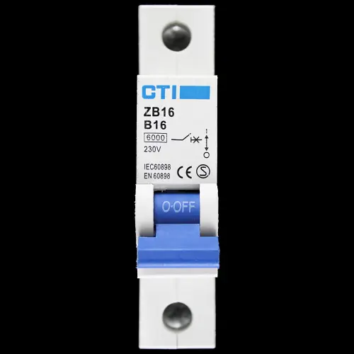 CTI 16 AMP CURVE B 6kA MCB CIRCUIT BREAKER ZB16 S1