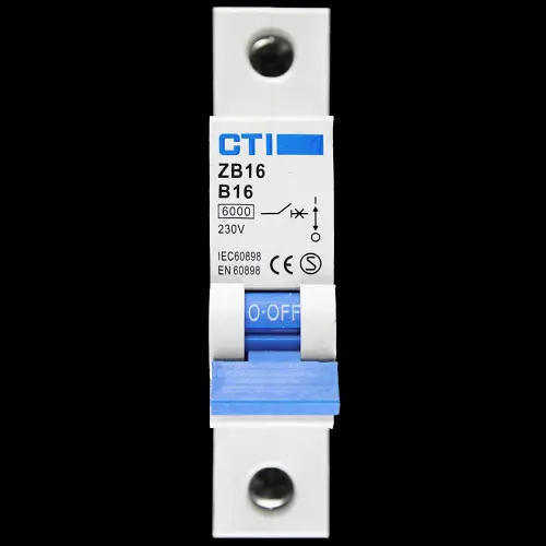 CTI 16 AMP CURVE B 6kA MCB CIRCUIT BREAKER ZB16 S2