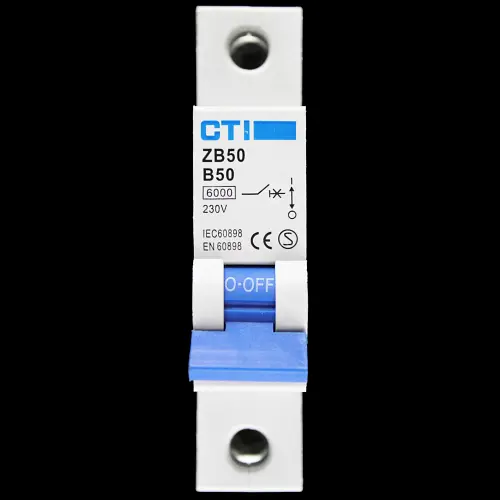 CTI 50 AMP CURVE B 6kA MCB CIRCUIT BREAKER ZB50 S2