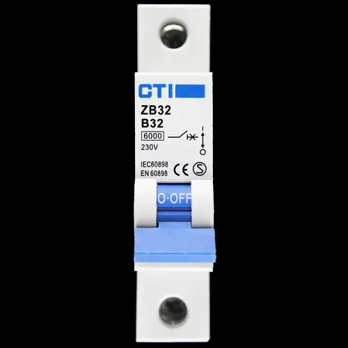 CTI 32 AMP CURVE B 6kA MCB CIRCUIT BREAKER ZB32 S3