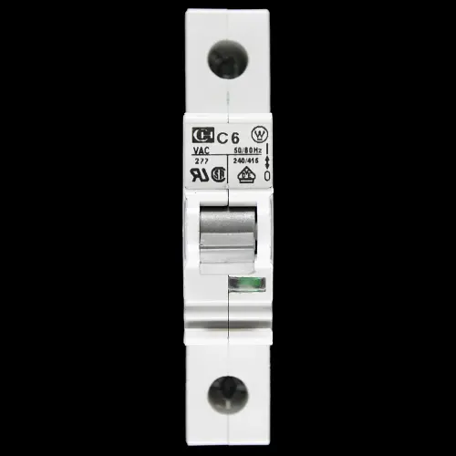 CUTLER HAMMER 6 AMP CURVE C 10kA MCB CIRCUIT BREAKER SPCL1C06