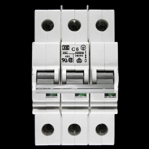 CUTLER HAMMER 6 AMP CURVE C 10kA TRIPLE POLE MCB CIRCUIT BREAKER SPCL3C06