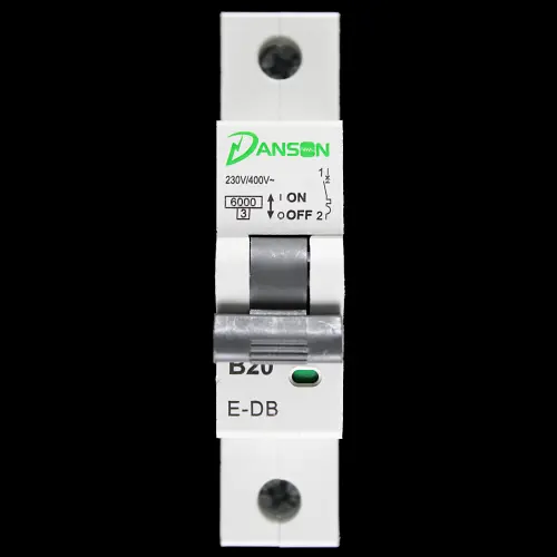 DANSON 20 AMP CURVE B 6kA MCB CIRCUIT BREAKER E-DB